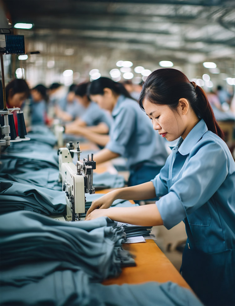 中国工場のイメージ